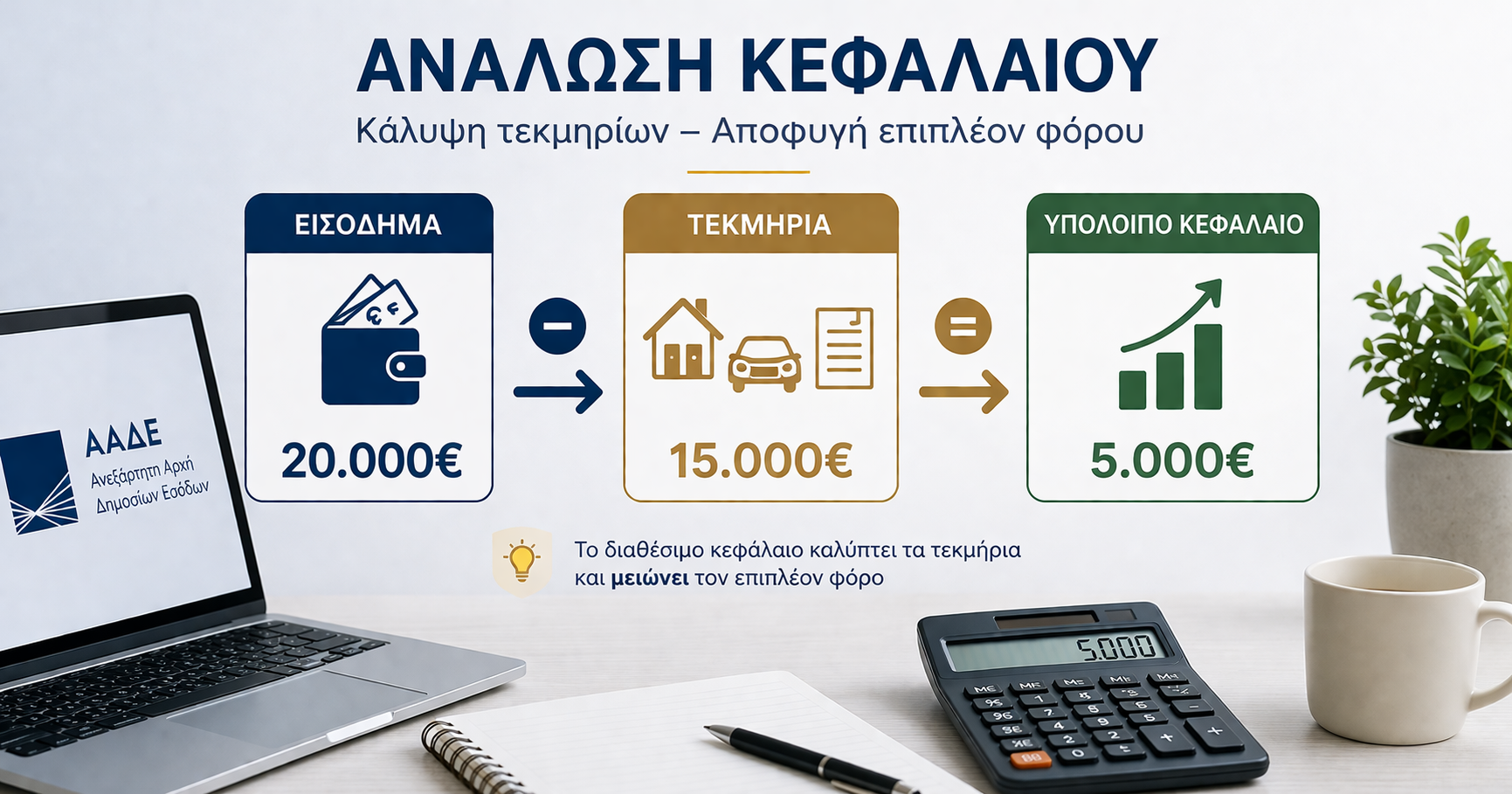 Ανάλωση κεφαλαίου παράδειγμα υπολογισμού