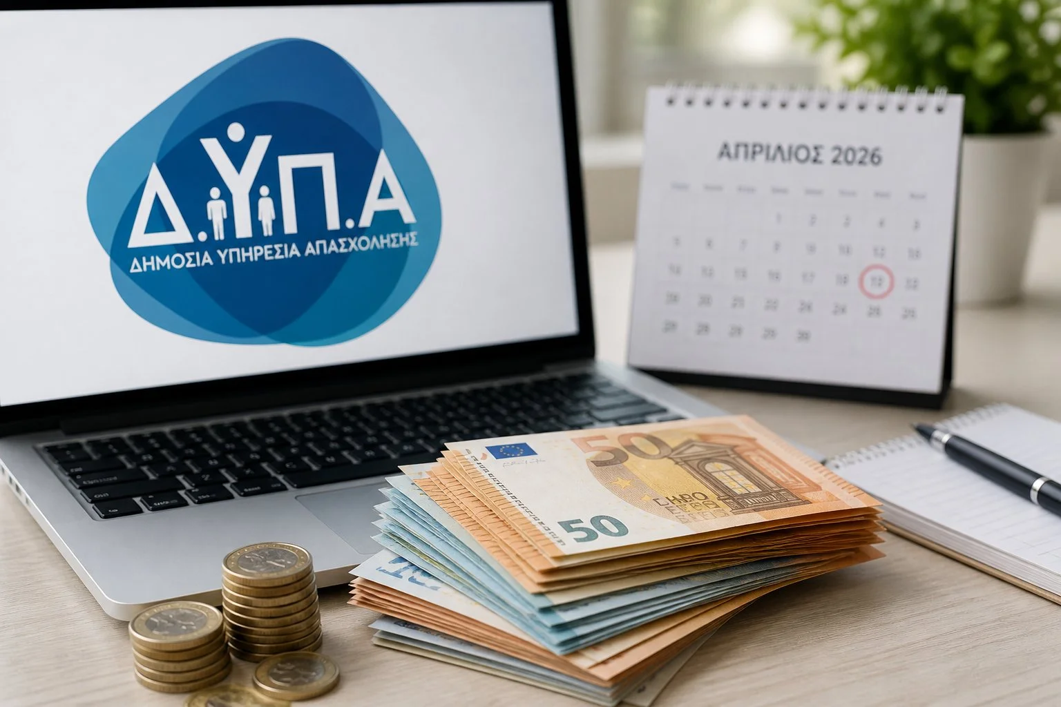πληρωμές ΔΥΠΑ Απριλίου 2026
